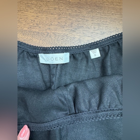 Doen NWOT Linen shorts size S - Picture 3 of 4